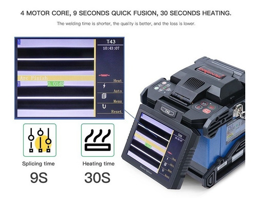 Fusionadora De Fibra Optica Orientek T43