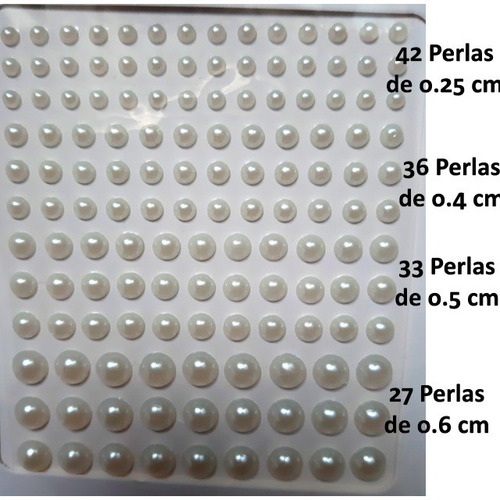 24 Planillas De Perlas Para Cabello Y Rostro