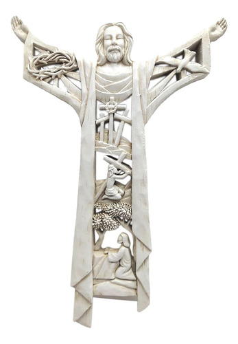 Escultura De Pared Figuras De Jesús Dormitorio Decoración