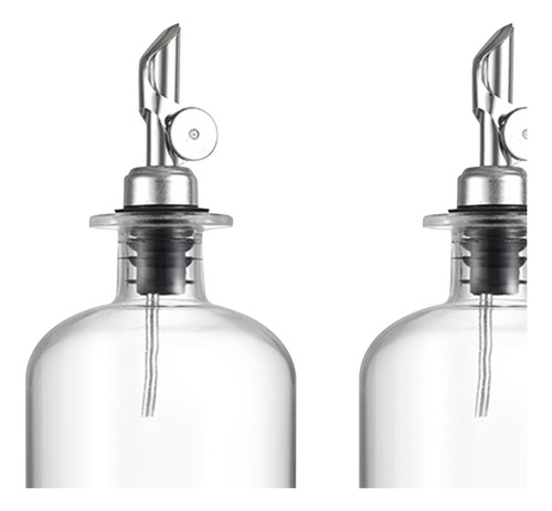 Botella De Aceite Dispensador De Aceite De Oliva Plata 500ml