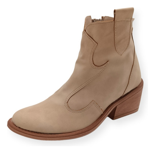 Botas Texana Caña Baja Invierno Texas Modessa Tendencia Dama