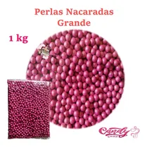 Comprar Perlas Comestibles 1 Kg Nacaradas Varios Tonos Grande