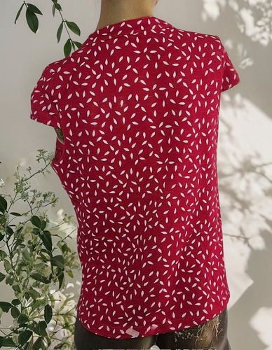 Blusa Fresca/primavera Para Dama Roja