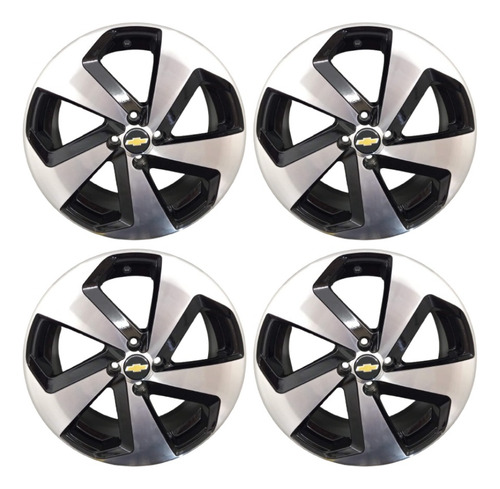 4 Rodas Aro 17 Gm Spin Agile Celta Montana Onix Joy (6252)*