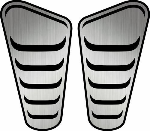De Fibra De Carbono Emblema Pequeno Sickspeed Distintivo Frs Porta-malas Ou Capô Ao longo de Prata Preto