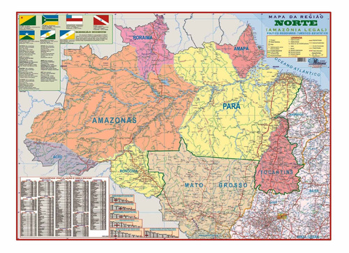 Mapa do brasil norte nordeste sul sudeste centro oeste Mapa Brasil Sul Sudeste Norte Nordeste Centro Oeste Regioes Mercado Livre