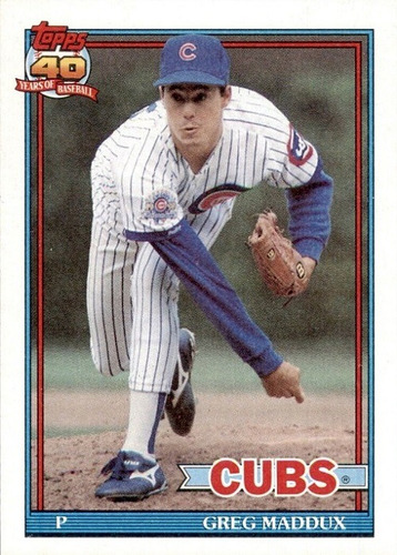 Mlb Greg Maddux - Topps 40 Years 1991 # 35