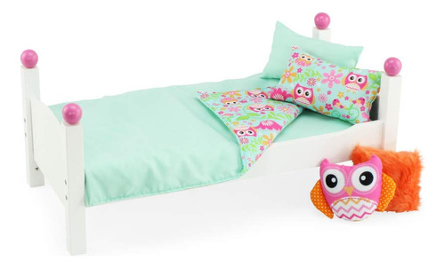 Juego De Ropa De Cama Emily Rose, Muñeca De 18 Pulgadas, Dis