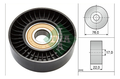 Mercedes Polea Tensora  A160 A190 A140 A210 Vaneo 1662020219