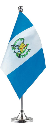 Bandera De Escritorio Gentlegirl, País Guatemala, 20.8x14 Cm