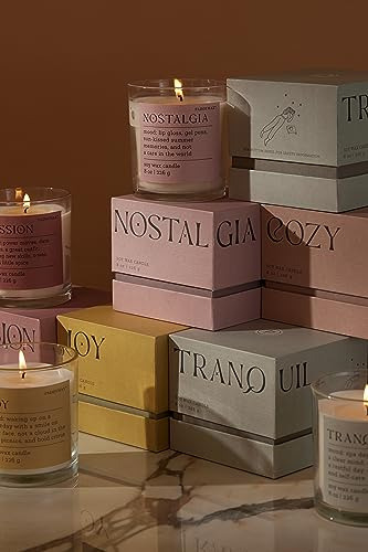Colección Vela Aromtica Paddywax Mood, 8 Onzas, Nostalgia