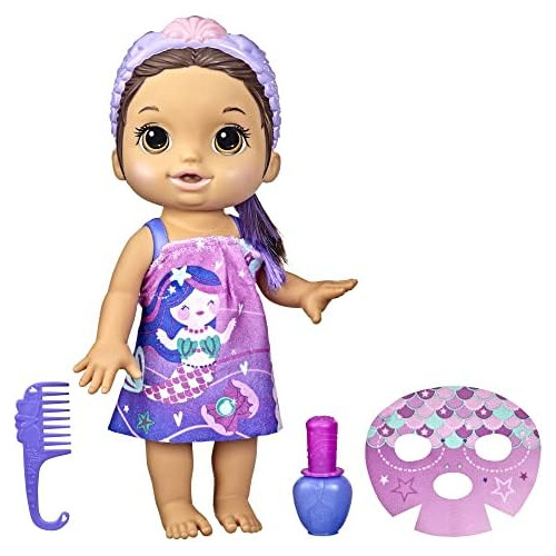 Glam Spa Baby Doll, Sirena, Juguete De Maquillaje Niño...