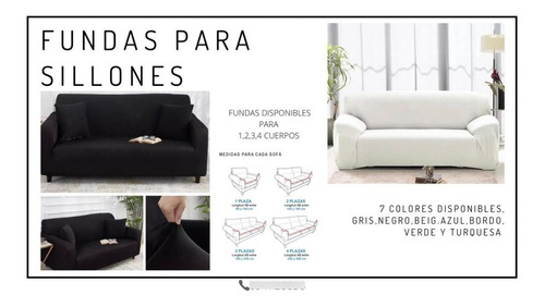 Funda De Sillon De 2 Y 3 Cuerpos