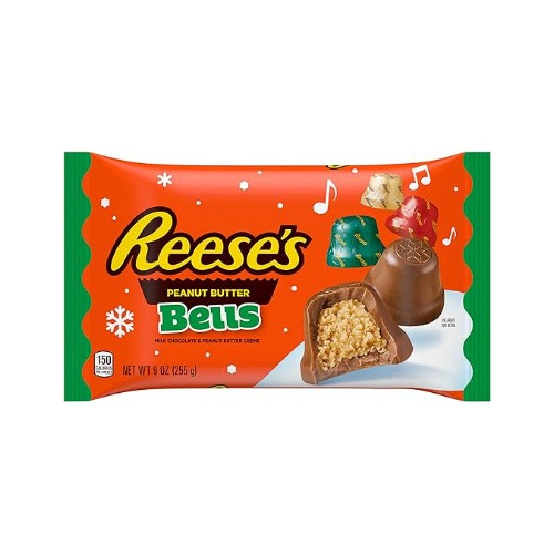 Reese's Milk Chocolate Peanut Butter Creme Bells 255 Gr