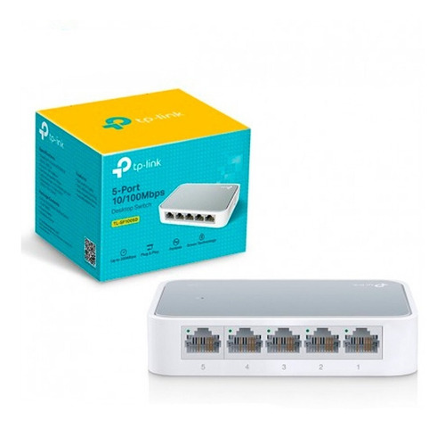 Tp-link, Switch De Escritorio 5 Puertos 10/100, Tl-sf1005d