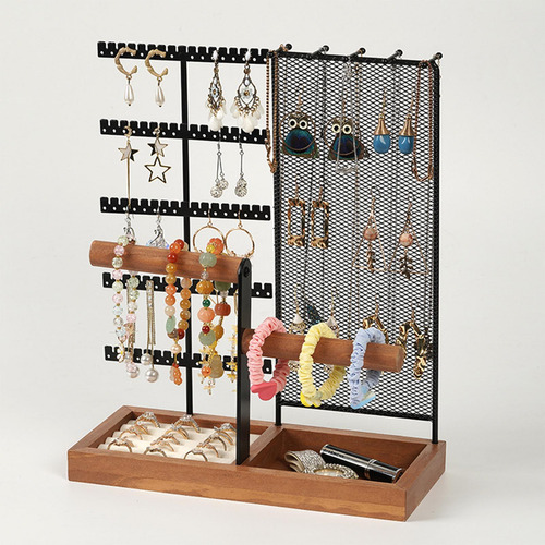 Jewelry Display Stand Bangle Watch With Earring Organizer