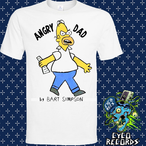 Imagen 1 de 3 de The Simpsons - Angry Dad_2 - Animacion - Polera- Cyco Recor
