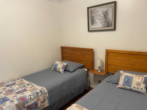 Arriendo Departamento Frente Playa Lilenes De Mar A Dic,