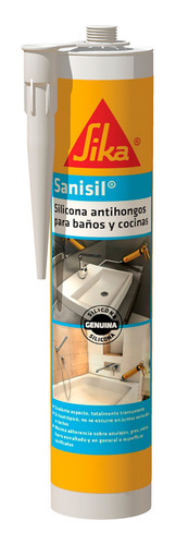 Silicona Acética Para Baños Y Cocinas Sanisil 280ml 