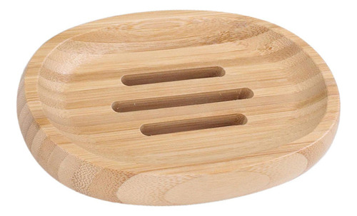P Jabonera De Bambú Jabonera De Madera Natural Bandeja De