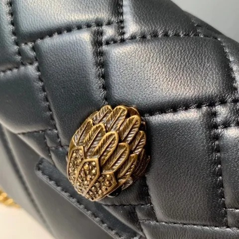 Elegante Bolso De Hombro Con Cabeza De Águila Dorada Con Gra