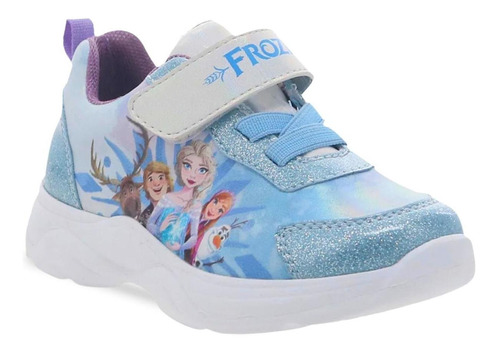 Tenis Frozen Disney Niña Velcro Princesa 15 - 17.5