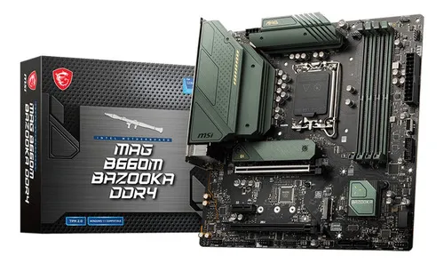 comprar Motherboard Msi Mag B660m Bazooka Ddr4 1700 12\u002F13va Gen