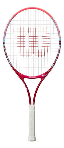Raqueta Uv Jr Ten 23 Wilson rosa y blanco