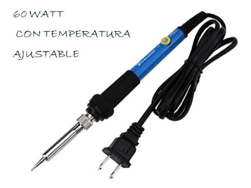 Imagen 2 de 6 de Kit Cautin Soldador 60 Watts Ajustable Electrónica (13 Pzas)