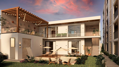 Venta Departamento De 2 Habitaciones En Privada En Temozón Norte