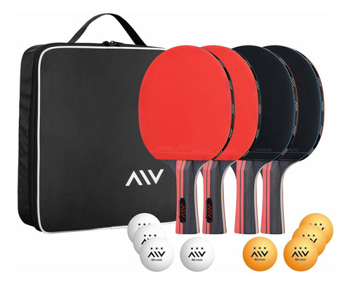 Juego Raqueta Ping Pong Paddle Tenis Mesa Portatil Bolsa