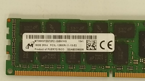 Imagem 3 de 4 de Memória 16 Gb Pc3l-12800r Hp 713756-281 Memoria Ram Ddr4