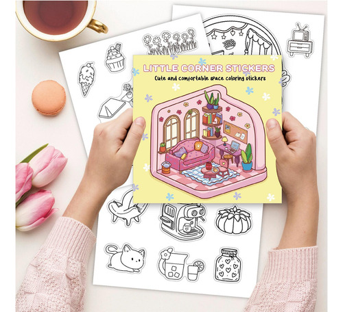 Livro Colorir Cantinho Fofo Pegat