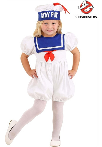 Disfraz Mr. Stay Puft Para Niños Pequeños Tamaño:2t