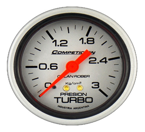 Manometro Presión De Turbo 3kg Competicion 60mm