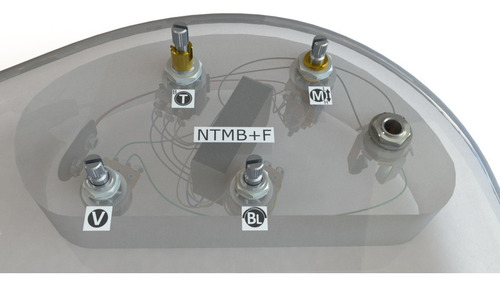 Imagem 2 de 7 de Circuito Ntmb + F Bartolini Ativo 4 Potenciômetro Hr-4.6/918