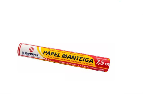 Kit 3 Rolo Papel Manteiga 30cm X 7,5m Thermoprat