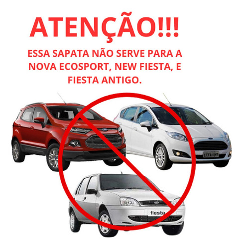 Sapata Lona Freio Traseira Fiesta Ecosport 1.0 1.6 2002/2012