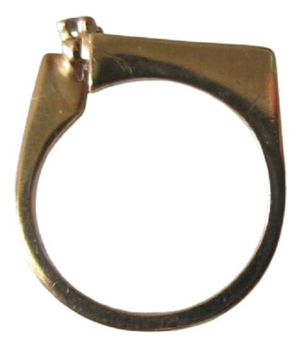Anillo Oro 14 K Art Deco Chevalier Antiguo (Usado)