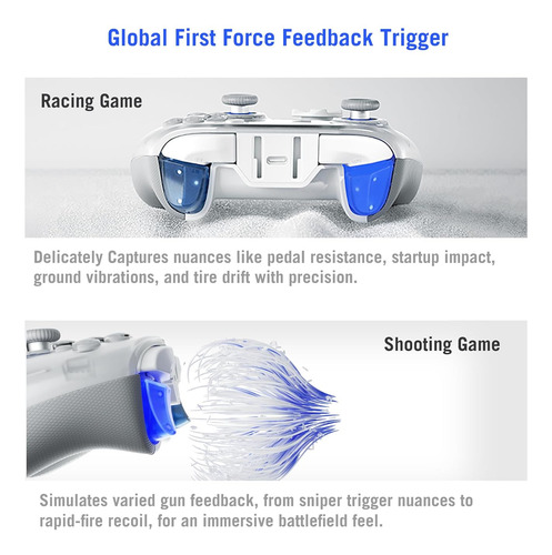 Controlador De Pc Inalámbrico Flydigi Apex 4 Forceflex Joyst
