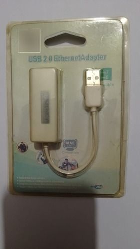 Adaptador Usb A Red Ethernet Rj-45, 10/100 Mbps