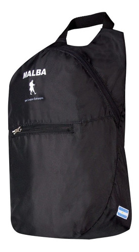 Imagen 4 de 6 de Mochila Packable Malba Negra Por Legion Extranjera