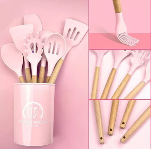 Set Utensilios Cocina Silicona