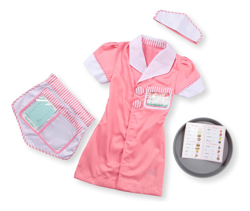 Melissa - Doug Waitress Juego De Roles, 3-6 Años