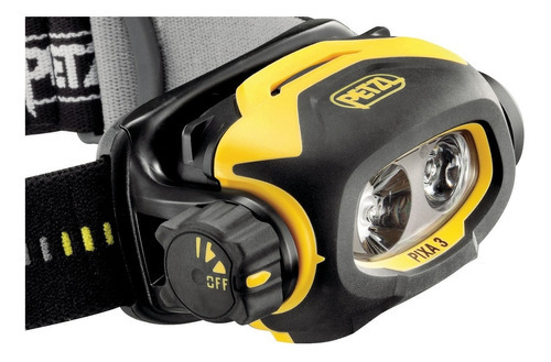 Farol Pixa 3 Petzl Atex Work And Rescue, lanterna de 100 lum, cor preta