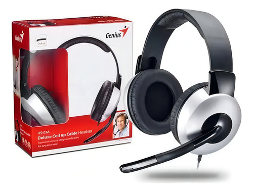 Diadema Headset Genius HS-05a C/ Volume P2 de 20 Hz a 20 kHz