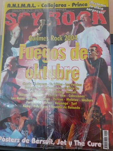 Revista Soy Rock Año 1 Nro 5 Año 2004 Septiembre