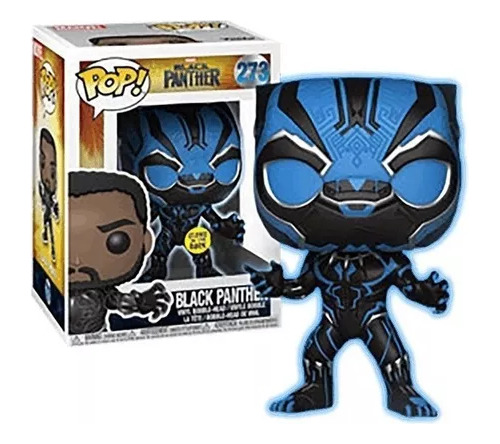 Funko Pop Black Panther 273 Walmart Glows (caja Con Daños)