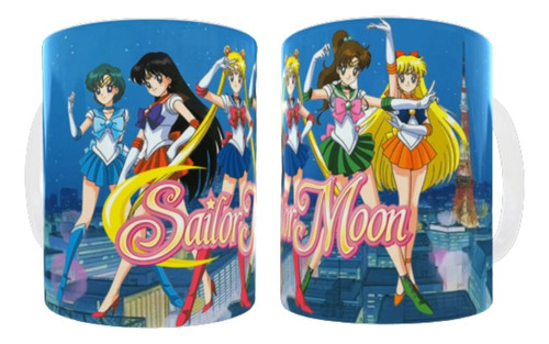 Mug Taza 11 Onz Sailor Moon Grupo