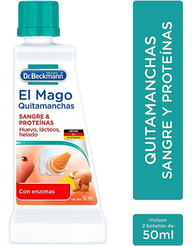 Dr. Beckmann - El Mago Quitamanchas Sangre Y Proteínas 2pzas